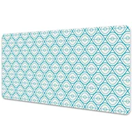 Podkładki na biurko - Duża mata na biurko Geometryczny motyw vintage 90x45 cm - miniaturka - grafika 1