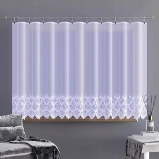 Alisma A149 firana żakardowa 250x130cm prosta (gotowa) - Firany - miniaturka - grafika 1