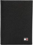 Portfele - Tommy Hilfiger Męski składany portfel z flagą TH AM0AM13522, czarny (czarny), OS, czarny (czarny), rozmiar uniwersalny - miniaturka - grafika 1