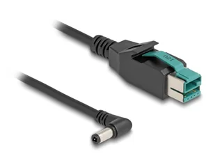 DELOCK Kabel PoweredUSB męski 12V do DC 5,5 x 2,5 mm męski = 1m - Kable USB - miniaturka - grafika 1