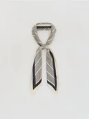 Czapki damskie - Reserved - Wzorzysta apaszka - czarny - miniaturka - grafika 1