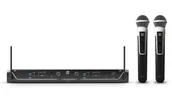 Mikrofony estradowe - LD Systems U305 HHD 2 - Dual - Bezprzewodowy system mikrofonowy z ręcznym mikrofonem dynamicznym x 2 - 584 - 608 MHz LDU305HHD2 - miniaturka - grafika 1