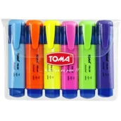Przybory szkolne - Toma Zakreślacz 6 kolorów Mistral - miniaturka - grafika 1