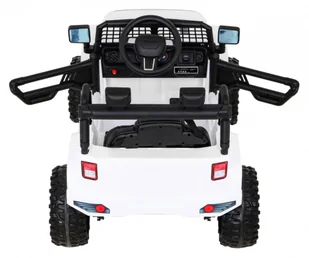 Autko Jeep Dark Night na akumulator dla dzieci Biały + Wolny Start + EVA + Audio LED - Samochody i pojazdy dla dzieci - miniaturka - grafika 6