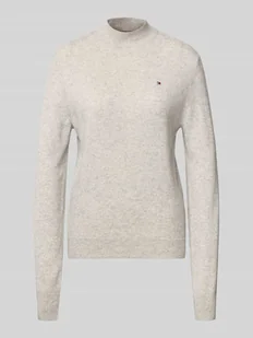 Sweter o kroju regular fit z mieszanki wełny i kaszmiru - Swetry damskie - miniaturka - grafika 1