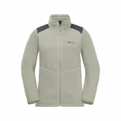 Kurtki damskie - Damska kurtka polarowa Jack Wolfskin KAMMWEG PILE FZ W seal - M - miniaturka - grafika 1