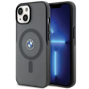 Etui BMW IML Signature MagSafe do iPhone 15 - czarne - Etui i futerały do telefonów - miniaturka - grafika 1