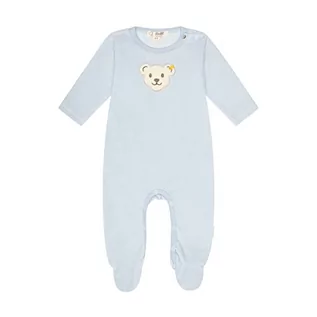 Śpiochy dla niemowląt - Steiff Unisex Baby Basic piżama dla małych dzieci, Celestial Blue, 68 - grafika 1