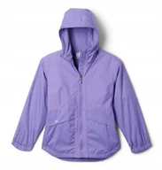Odzież trekkingowa damska - Kurtka przeciwdeszczowa dziecięca Columbia Rainy Trails II Fleece - miniaturka - grafika 1