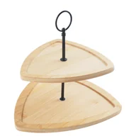 Tace i patery - Patera bambusowa piętrowa 25 x 23,5 cm - miniaturka - grafika 1