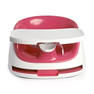 Krzesełka do karmienia - Krzesełko do karmienia i stolik 2w1 BebePod Booster koralowe – Prince Lionheart - miniaturka - grafika 1