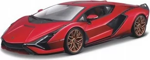 BBurago, Lamborghini SIAN FKP 37 red 1:24 Bburago 21099 - Kolekcjonerskie modele pojazdów - miniaturka - grafika 1