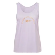 Koszulki i topy damskie - Damska koszulka bez rękawów REEBOK WOR SUPREMIUM TANK HT6037 – Fioletowy - miniaturka - grafika 1