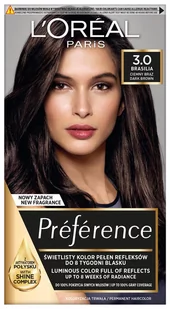 Loreal Recital Preference B 3.0 Brasilia Ciemny Brąz - Farby do włosów i szampony koloryzujące - miniaturka - grafika 1