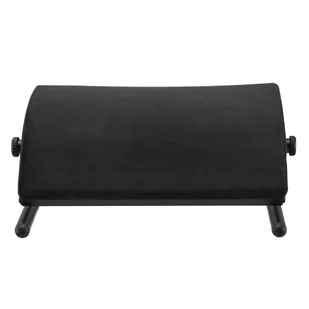 Podstawa ergonomiczna pod nogi, wyjmowana miękka poduszka, czarny, stal, 25 kg nośność, Powerton - Podnóżki, podpórki, podkładki - miniaturka - grafika 3