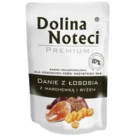 Mokra karma dla psów - Dolina Noteci Danie z łososiem marchwią i ryżem 100 g dla dorosłych psów wszystkich ras - miniaturka - grafika 1