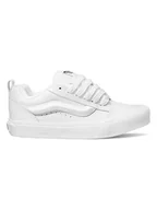 Trampki męskie - Vans Skórzane sneakersy "Knu Skool" w kolorze białym - miniaturka - grafika 1