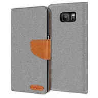 Etui i futerały do telefonów - Pokrowiec na telefon komórkowy Samsung Galaxy S7 Etui Wallet Flip Etui ochronne Pokrowiec materiałowy - miniaturka - grafika 1