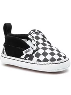 Trampki męskie - Vans Tenisówki Slip-On V Crib VN0A2XSLFB71 Biały - miniaturka - grafika 1