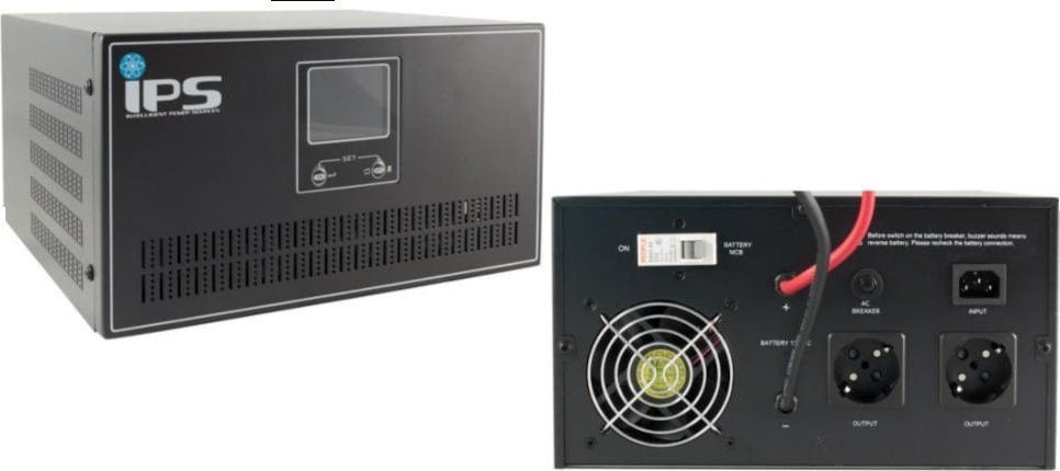 IPS-UPS IPS1000-SIN - Zasilacz awaryjny z czystym sinusem, 1000W, 230V