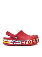 Buty dla chłopców - Crocs Klapki C-BAYABAND CLOG K 211682-6EN Czerwony - miniaturka - grafika 1