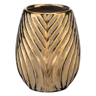Ceramiczny kubek na szczoteczki do zębów w kolorze złota Idro – Wenko - Kubki na szczoteczki do zębów - miniaturka - grafika 1