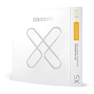 Struny gitarowe  - D'Addario 12-56 lekki góra/średni spód, XS 80/20 struny do gitary akustycznej powlekane brązem - miniaturka - grafika 1