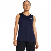 Koszulki i topy damskie - Damski top treningowy Under Armour Tech Tank Twist - granatowy - miniaturka - grafika 1