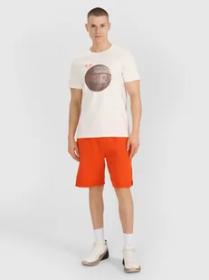 T-shirt męski 4F 4FRSS25TTSHM3093-11S Biały Roz. M - Koszulki męskie - miniaturka - grafika 1