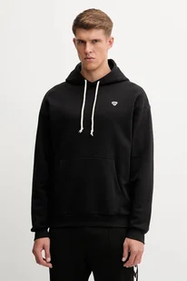Hummel bluza męska kolor czarny z kapturem gładka 232944 - Bluzy męskie - miniaturka - grafika 1