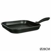 Patelnie - Secret de Gourmet Patelnia grillowa z powłoką non-stick 28 cm - miniaturka - grafika 1