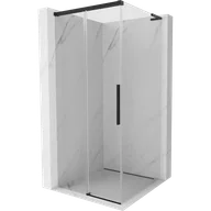 Kabiny prysznicowe - Mexen Rox L kabina prysznicowa rozsuwana 120 x 120 cm, transparent, czarna - 8C2L-120-120-70-00 - miniaturka - grafika 1