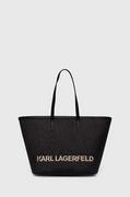 Torebki damskie - Karl Lagerfeld torebka kolor czarny - miniaturka - grafika 1