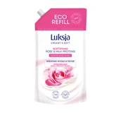 Mydła - Luksja - Mydło w płynie Peach Zapas 900ml - miniaturka - grafika 1