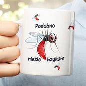 Kubki - Śmieszny kubek z nadrukiem - Podobno nieźle bzykam - miniaturka - grafika 1