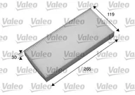 Filtry kabinowe - Filtr kabinowy VALEO 698878 CU2642 698878 - miniaturka - grafika 1