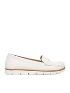 Mokasyny damskie - Go Soft Mokasyny CEO-WSS21728-01 Biały - miniaturka - grafika 1