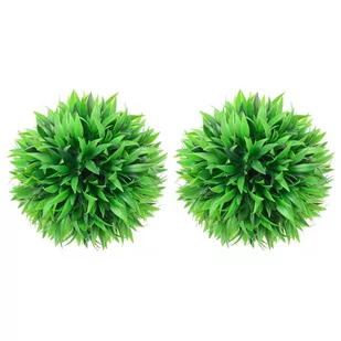 vidaXL Kule sztucznego bukszpanu, 2 szt., 20 cm 315472 - Sztuczne kwiaty - miniaturka - grafika 1
