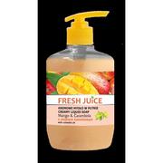 Mydła - Fresh Juice Kremowe mydło w płynie Mango & Carambola z Olejkiem Kameliowym 460 ml - miniaturka - grafika 1