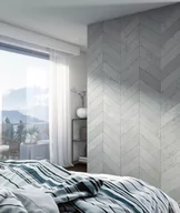 Elewacje - 39,5x11,7 cm VT - PB35 (B0 biały złamany) JODEŁKA - Panel dekor beton architektoniczny LEWY - miniaturka - grafika 1