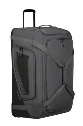 American Tourister City Racer - Torba podróżna z kółkami 77 cm, 129 L - Dużo miejsca do przechowywania i oddzielna komora na buty - Wodoodporna, wiele uchwytów, wytrzymała - Czarna