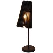 Lampy stojące - Lampa stołowa czarna ażurowy klosz - V039-Zenuti - miniaturka - grafika 1