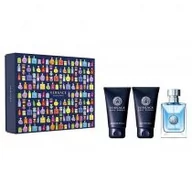 Zestawy perfum męskich - Versace Pour Homme Eau De Toilette Zestaw 50ml - miniaturka - grafika 1