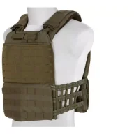 Odzież taktyczna i umundurowanie - Kamizelka taktyczna typu plate carrier molle/laser-cut - oliwkowa - miniaturka - grafika 1