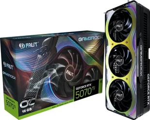 Palit GeForce RTX 5070 Ti GameRock OC 16GB GDDR7 DLSS4 NE7507TH19T2-GB2030G - Karty graficzne - miniaturka - grafika 1