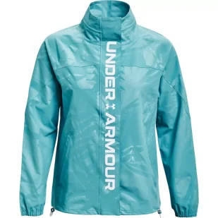 Kurtka damska Under Armour Recover Woven Emboss FZ Jkt - Kurtki i kamizelki sportowe damskie - miniaturka - grafika 6