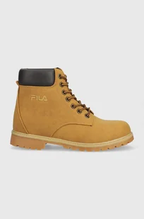 Fila workery Maverick damskie kolor brązowy na płaskim obcasie - Botki damskie - miniaturka - grafika 1