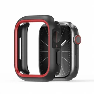 DUX DUCIS futerał BAMO do Apple Watch serii 10 46 mm czarno czerwony - Akcesoria do smartwatchy - miniaturka - grafika 1