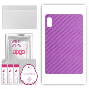 folia naklejka skórka strukturalna na TYŁ do Lenovo Tab M9 - Carbon Fioletowy - apgo SKINS - Akcesoria do tabletów i e-booków folia naklejka skórka strukturalna na TYŁ do Lenovo Tab M9 - Carbon Fioletowy - apgo SKINS - Akcesoria do tabletów i e-booków - miniaturka - grafika 1