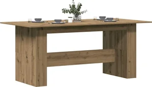 vidaXL Stół jadalniany, dąb artisan, 180x90x76 cm - Stoły - miniaturka - grafika 1